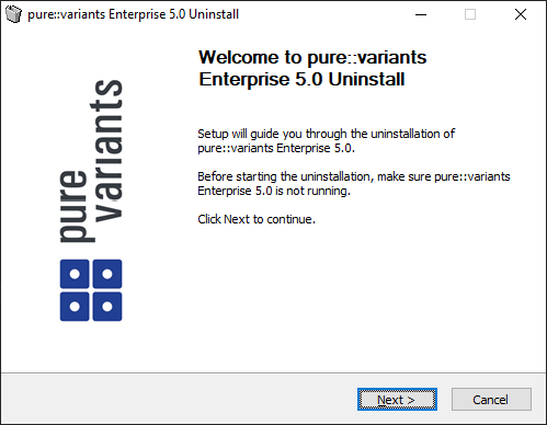 pure::variants Desktop Client Uninstaller