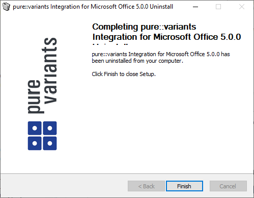 Completing Uninstall