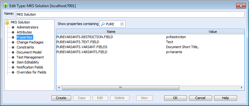 Added Properties