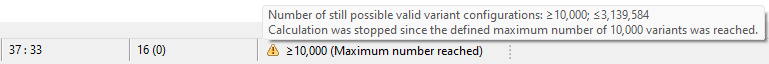 Examples of Variant Counting Results