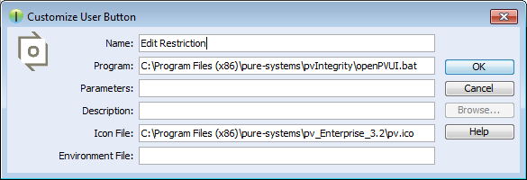 Custom Button "Edit Restriction"