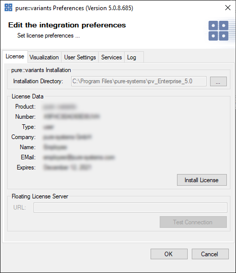 Preferences Dialog