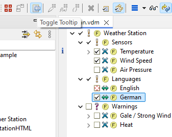 Switching Tooltips on/off