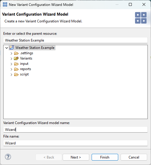 New Variant Configuration Model