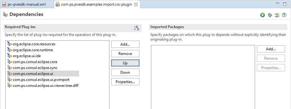 Plug-in Dependencies