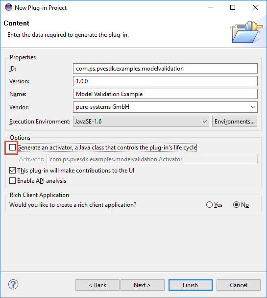 Plug-in Content Settings